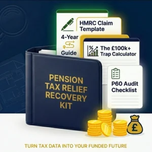 Pension tax relief recovery kit illustration